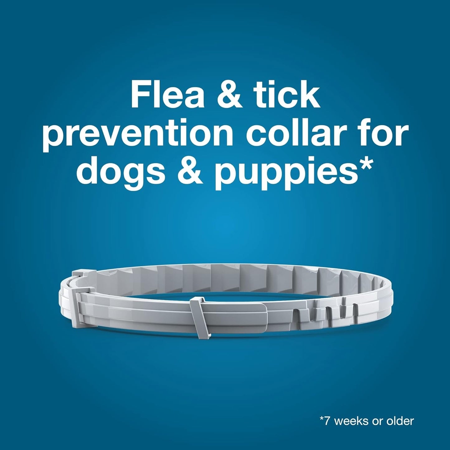 Small Dog Vet-Recommended Flea & Tick Treatment & Prevention Collar for Dogs Under 18 lbs. | 8 Months Protection